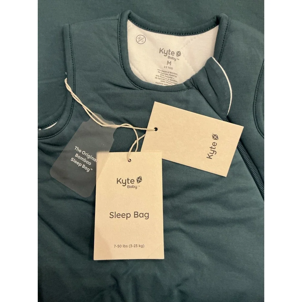 Kyte Baby Sleep Bag Emerald Size Medium New With Tags